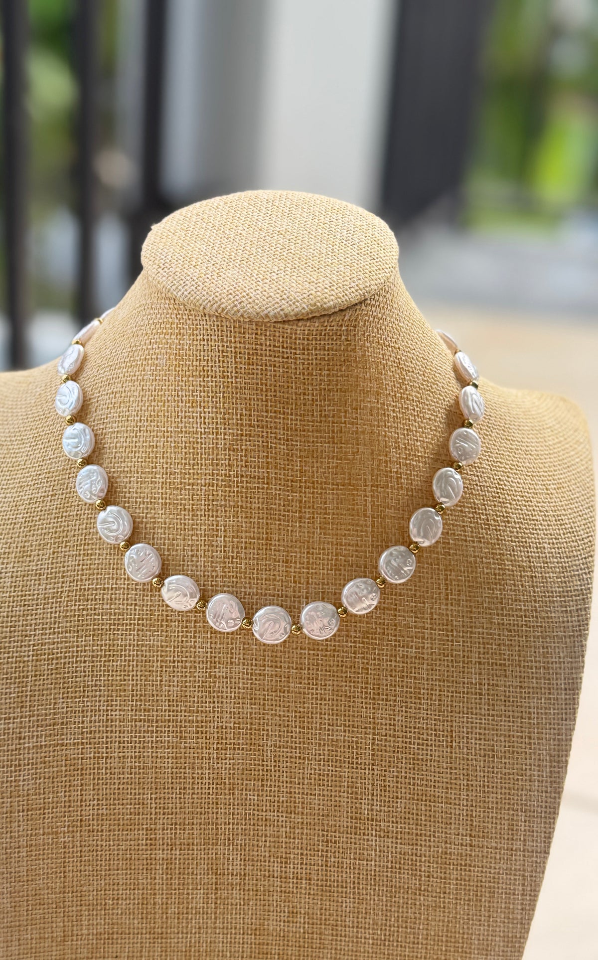 Pearl Coin Necklace