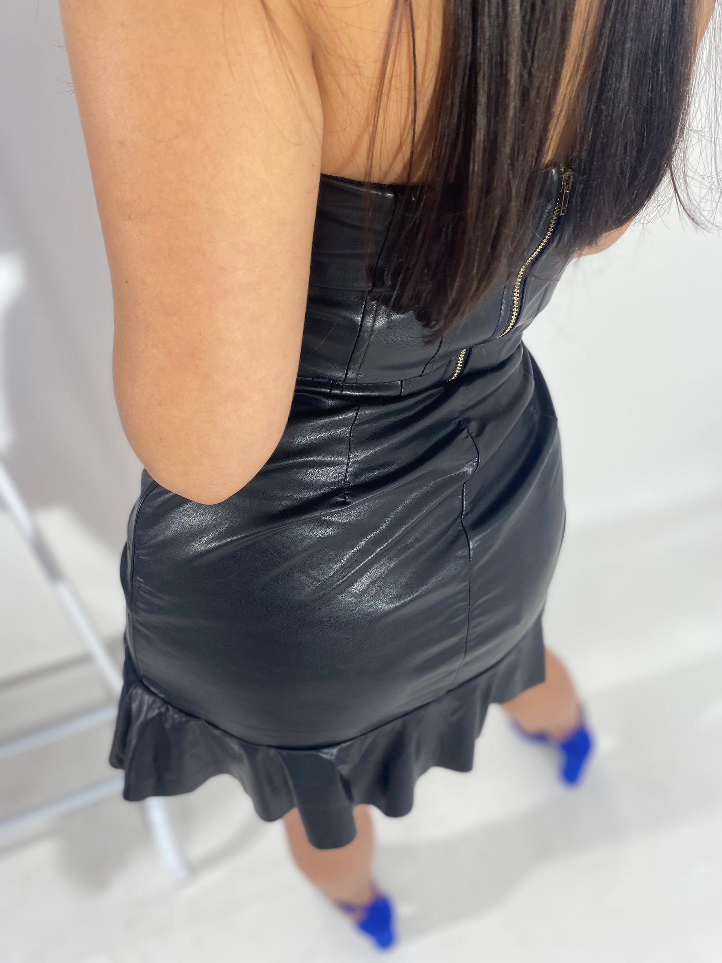 Black Leather Skirt