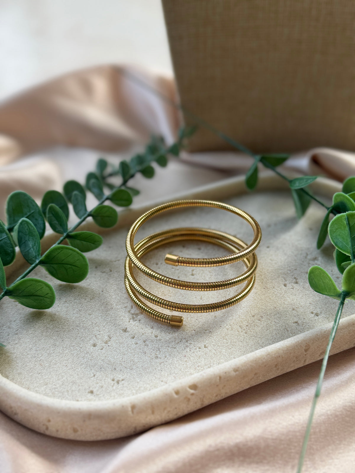 Golden Coil Bracelet