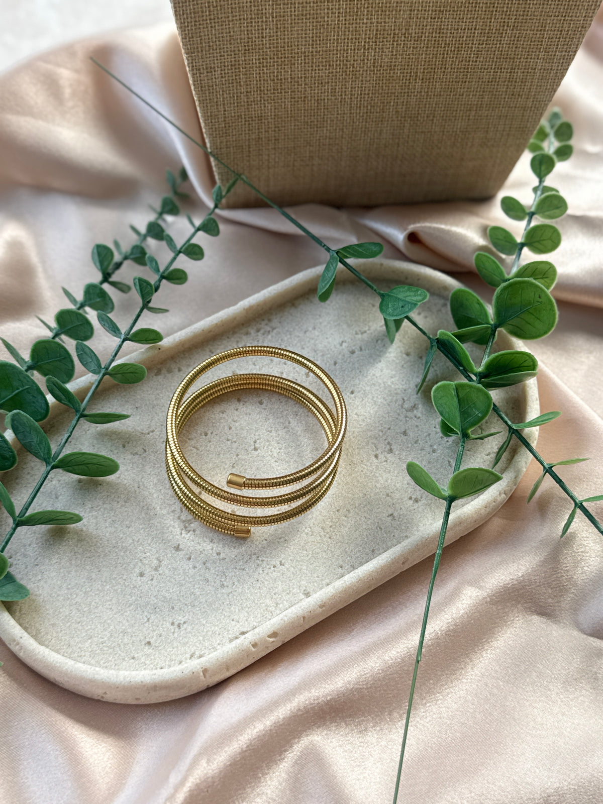 Golden Coil Bracelet