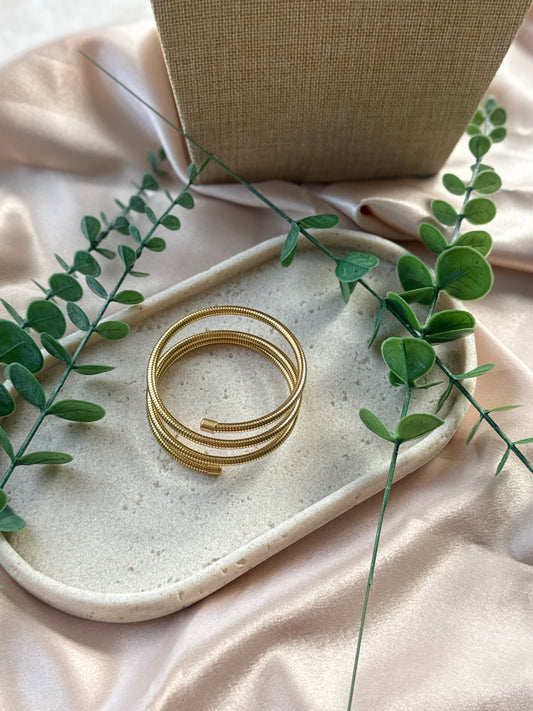 Golden Coil Bracelet