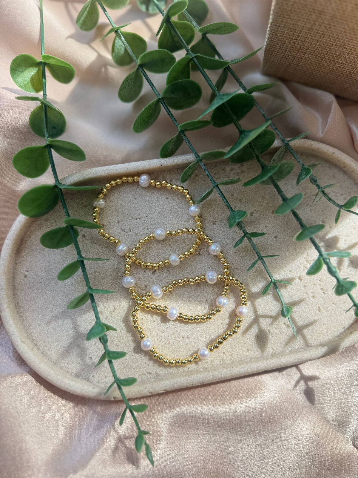 Grace Pearl Chain - Set de 3